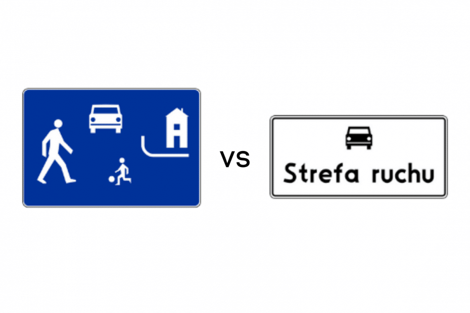 Strefa zamieszkania vs Strefa ruchu